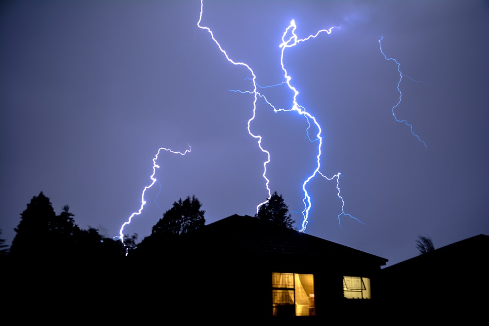 storm around house